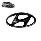 Emblema Logo Grade HB20 Hatch Sedan Black Piano Preto