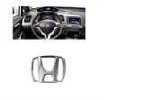 Emblema Logo Para Volante 40x50mm Cromado Civic fit city hrv Nk-1310428