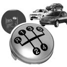 Emblema Manopla de Cambio Astra Classic Corsa Vectra Prata