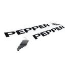 Emblema Pepper Saveiro Up Vermelho 2018/2020 Adesivo Lateral
