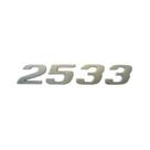 Emblema Plastica Cromado Mb Axor 2533
