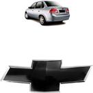 Emblema Porta Mala Chevrolet Corsa Classic 2012 2013 2014 2015 2016 Símbolo Distintivo BLACK PIANO