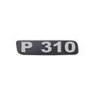 Emblema Potência Para Scania P310 Antigo - Cinza Emblema Potência Para Scania P310 Antigo - Cinza