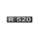 Emblema Potência Para Scania R520 Moderno - Cinza
