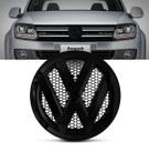 Emblema Preto Black Piano Grade Radiador Amarok 2010 a 2016