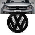 Emblema Preto Black Piano Grade Radiador Amarok 2010 a 2016