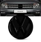 Emblema Preto Black Piano Grade Radiador Amarok 2017 a 2022
