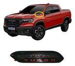 Emblema Ram Turbo Capô Lado Direito Original