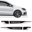 Emblema Resinado Aplique Lateral Comfortline Reto Par