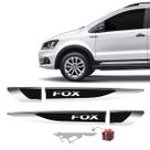 Emblema Resinado Aplique Lateral Fox Decorativo Par