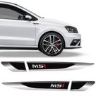 Emblema Resinado Aplique Lateral Msi Inclinado
