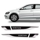 Emblema Resinado Aplique Lateral Virtus Decorativo Par