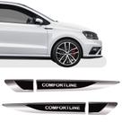 Emblema Resinado Aplique Lateral Volkswagen Comfortline Reto Par