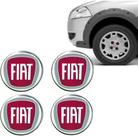 Emblema Resinado Fiat 48 mm Centro Calota Compatível com Uno Argo Cronos Palio Siena Mobi Punto Linea Grand Siena Idea