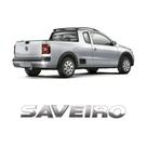 Emblema Saveiro Cromado Tampa Traseira 2009/2012