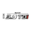 Emblema troller (3.0 tdi) (cromado) (resinado)