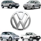 Emblema Volkswagen Gol Fox Saveiro Parati Cromado Grade Dianteira Original Vw G4 Novo Cromo Encaixe