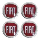 Emblemas Calota Resinado Fiat Punto 48mm Vinho Kit Com 4 un - Fiat Vinho Emblemas Calota Resinado Fiat Punto 48mm Vinho Kit Com 4 un - Fiat Vinho