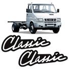 Emblemas Classic Iveco Daily /2007 Adesivo Lateral - Par Emblemas Classic Iveco Daily /2007 Adesivo Lateral - Par