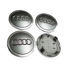 Emblemas De Carro Em Preto E Cinza De 69mm, Conjunto De 4 Peças, Emblemas De Centro De Roda Para