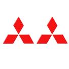 Emblemas Logo Lancer Mitsubishi Adesivo Resinado Refletivo