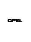 Emblemas Opel Preto