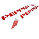 Emblemas Pepper Saveiro Up Preto 2018/2020 Adesivo Lateral