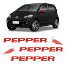 Emblemas Pepper Up Preto 2018 2019 2020 Lateral E Traseiro