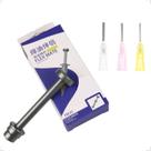 Embolo Aplicador Metálico Para Seringas 10cc Com 3 Agulhas Flex Mate FM-01