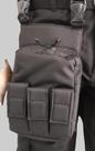 Embornal de pernacor preta tecido cordura