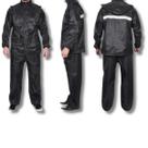 Emborrachada Capa Chuva Moto Conjunto Impermeável Motoboy Refletivo Bolsa