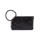 Embreagem de pulso HOBO Sable Leather com alça circular preta