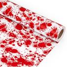 Embrulho de presente JarthenaAMCS Halloween Bloody Paper 43x10 m em rolo Embrulho de presente JarthenaAMCS Halloween Bloody Paper 43x10 m em rolo