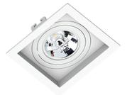 Embutido ar111 1xar111 branco flat