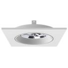 Embutido ar111 simples recuado branco conect 17x17x4,3cm