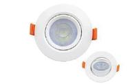 Embutido com led integrado redondo - 3.000k - 3w - bivolt 7x4,3cm Embutido com led integrado redondo - 3.000k - 3w - bivolt 7x4,3cm