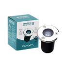 Embutido de solo 1w 3000k redondo 80 lúmens ip67 bivolt gaya9719
