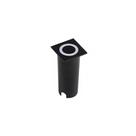 Embutido de Solo LED Siva Ring 6973 Quadrado 3W 360 graus Bivolt Preto Nordecor Iluminação
