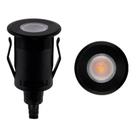 Embutido De Solo Led Way Up Preto Redondo 1W 3000K Branco Quente 80 Lumens Ip67 Bivolt STELLA