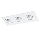 Embutido Foco Recuado Click 3xAR70 GU10 BL1412/3 BR Fosco