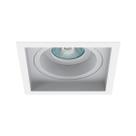 Embutido Micro borda 1X Mini Dicroica Quadrado Branco - Interlight - IL47011-GZ-BMTX