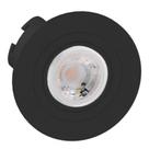 Embutido mr11 rd preto face plana save energy