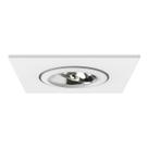 Embutido Orientavel Face Plana Quadrado AR70 IL0090 Branco Fosco