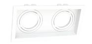 Embutido par20 duplo recuado branco 12,7x24,5x3,5cm