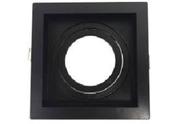 Embutido par20 simples recuado preto 17x17cm Embutido par20 simples recuado preto 17x17cm