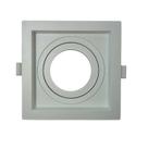 Embutido PAR30 Recuado Quadrado Direcionavel Branco