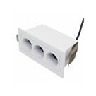 Embutido pixel 3 focos 6w 3000k 24 480lmbranco bivolt