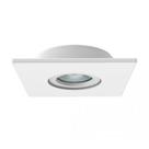 Embutido Quadrado Face Plana Mini Dicróica 1XIL0072GZBMTXV1 Branco - Interlight