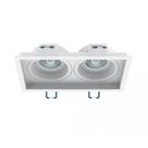 Embutido Quadrado Micro Borda 2XAR70 IL4705 Branco - Interlight