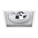 Embutido Quadrado Micro Borda AR111 IL4703GZ Branco - Interlight